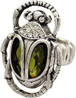 anello talismano con smeraldo